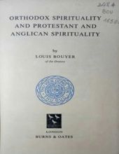 ORTHODOX SPIRITUALITY AND PROTESTANT AND ANGLICAN SPIRITUALITY